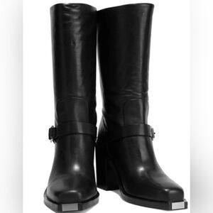 RAG & BONE Fallon High buckled leather boots